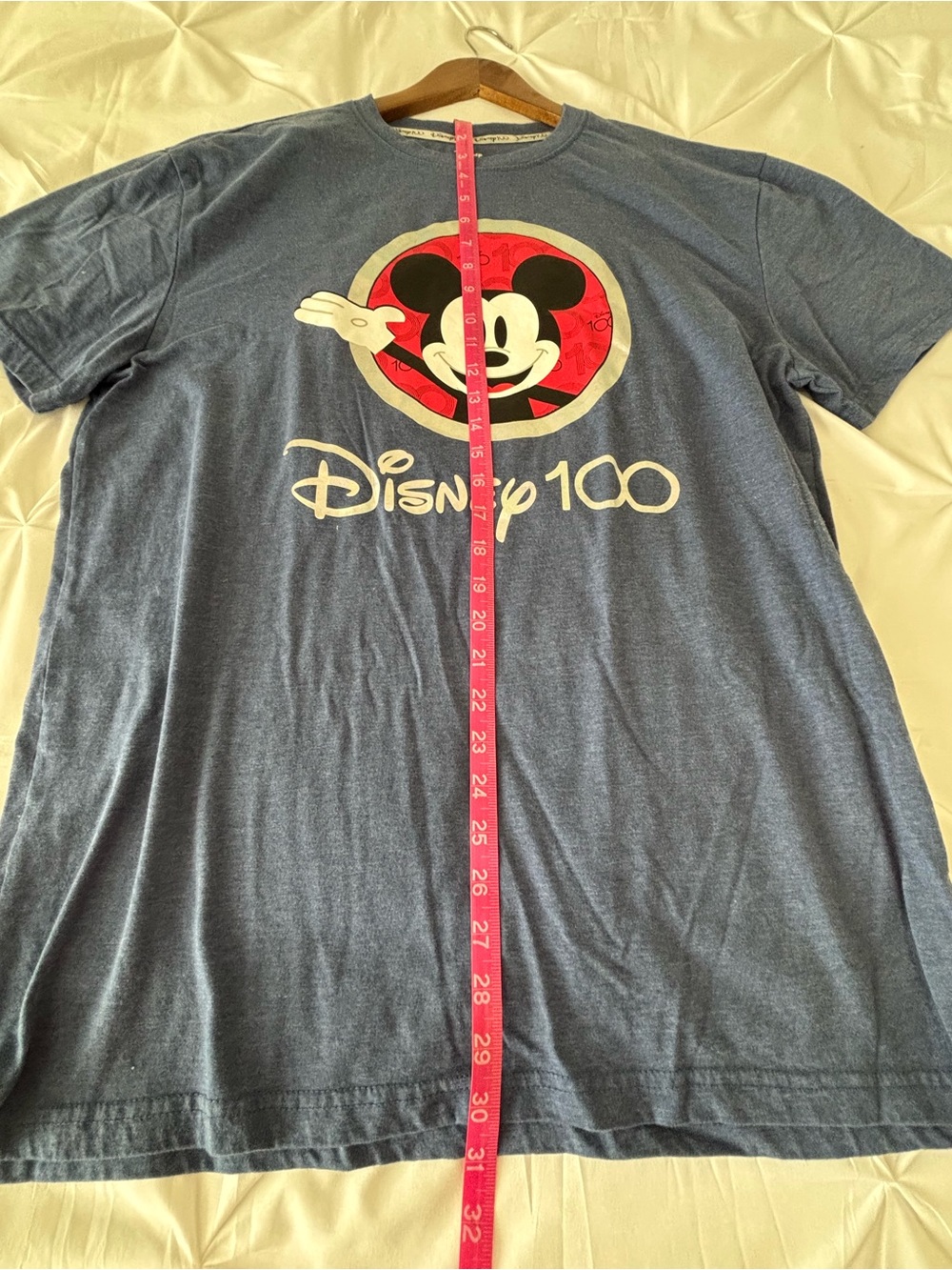Disney Navy Mickey Mouse 100 Graphic Tee - Picture 2 of 5
